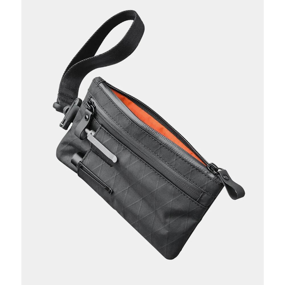 NWT Alpaka Zip Clutch Travel Organizer RFID Protection Black X-Pac VX21